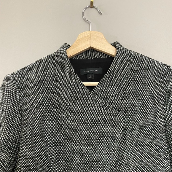 Ann Taylor Asymmetrical Wool Blazer Jacket - Picture 4 of 16